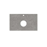 Изделие Kerama Marazzi декоративное Фондамента 80, серое PL1.DL500900R\80