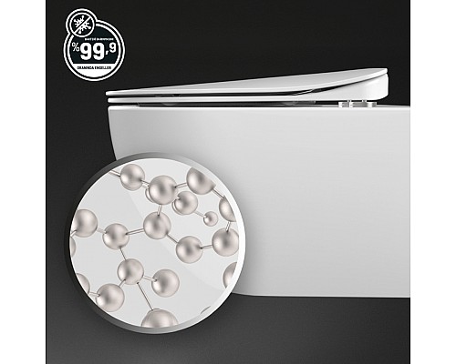 Унитаз биде Creavit Free FE320-34CB00E-0002 подвесной Белый без сиденья