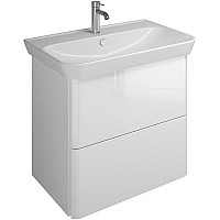 Тумба с раковиной Burgbad Iveo 80 SFEN080F2833G0161C0001*1 подвесная Белая глянцевая