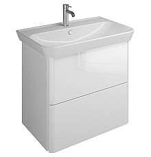 Тумба с раковиной Burgbad Iveo 80 SFEN080F2833G0161C0001*1 подвесная Белая глянцевая