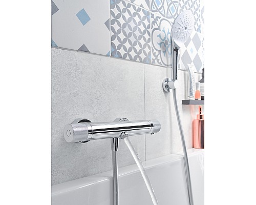Смеситель для ванны Jacob Delafon Rivoli E24325-CP с термостатом Хром