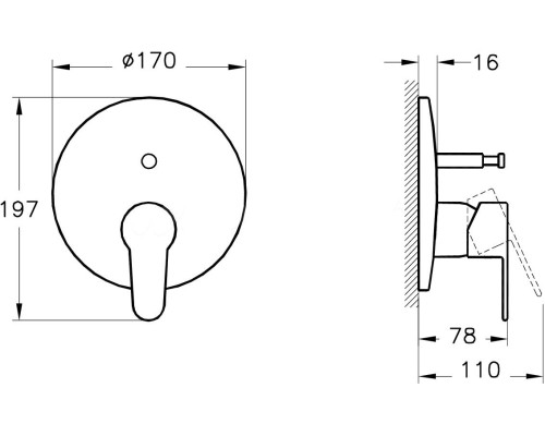 Душевая система Vitra Win S A49265EXP Хром