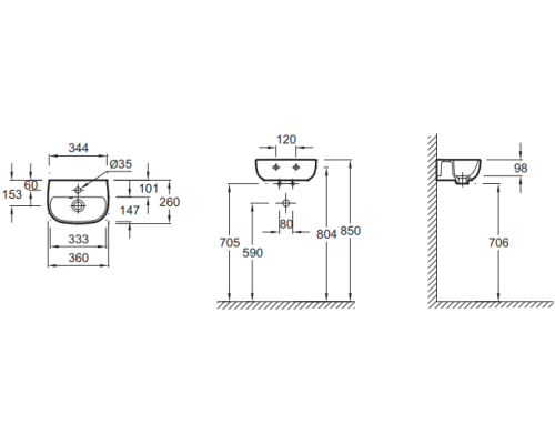 Рукомойник Jacob Delafon E476100