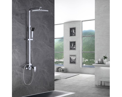 Душевая стойка ABBER Wasserfall хром