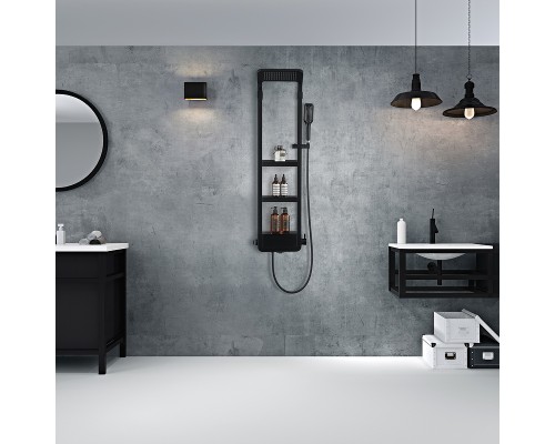 Душевая панель Black&White Seasons 1220w0 Графитовый черный