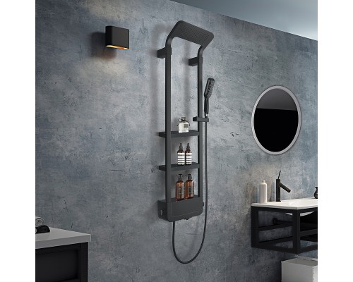 Душевая панель Black&White Seasons 1220w0 Графитовый черный