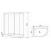 Душевая кабина Timo Comfort 120x85 с гидромассажем