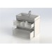 Тумба с раковиной Aquanet 00212597