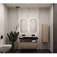 Зеркало Armadi Art Vallessi овальное 110x60см, золото