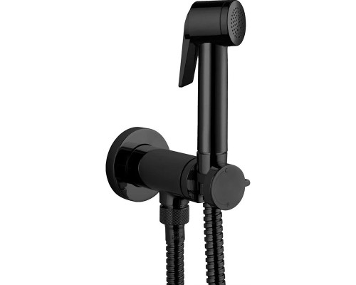 Гигиенический душ со смесителем Bossini E37015B.073 Черный матовый