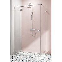 Душевая стенка Essenza Pro S1 120 Стенка хром прозрачное 6 mm 10098120-01-01
