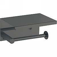 Держатель туалетной бумаги Boheme Uno 10971-SGM Антрацит глянец