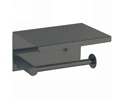 Держатель туалетной бумаги Boheme Uno 10971-SGM Антрацит глянец