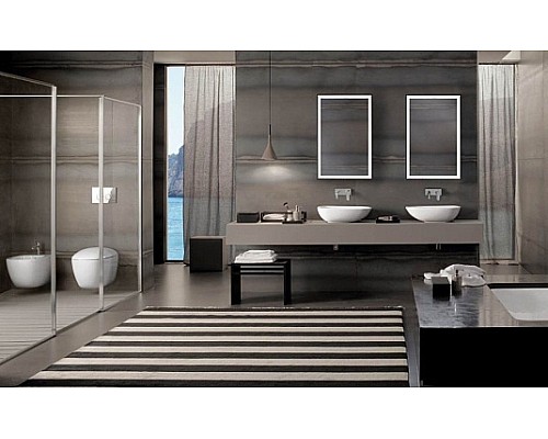 Зеркало для ванной Geberit Citterio Дуб мореный