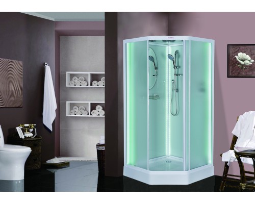 Душевая кабина Esbano с LED освещением ES-L100PR 
