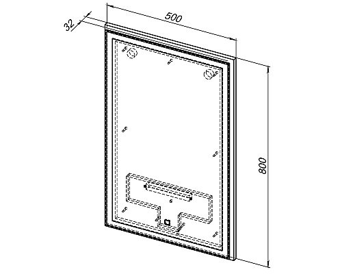 Комплект мебели для ванной Aquanet Nova Lite 50 302529 подвесной Дуб рошелье