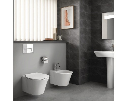 Комплект унитаза с инсталляцией Ideal Standard Connect Air P212101 с сиденьем Микролифт и клавишей смыва