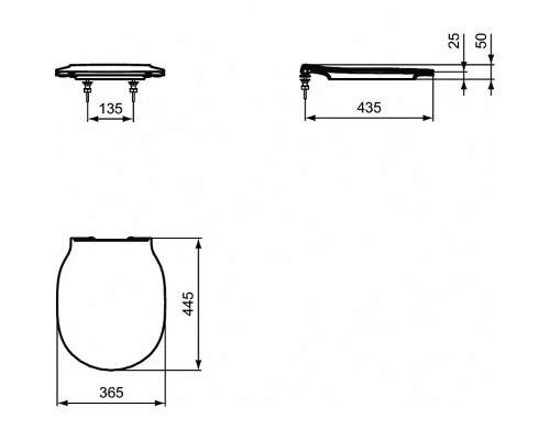 Комплект унитаза с инсталляцией Ideal Standard Connect Air P212101 с сиденьем Микролифт и клавишей смыва