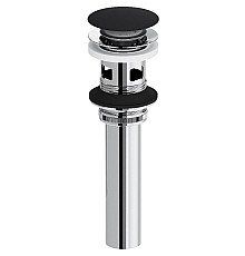 Донный клапан Damixa Option 210610300 click-clack Черный матовый