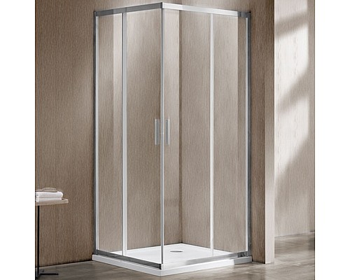 Душевой уголок Vincea Garda VSS-1G8090CL 90х80 профиль Хром стекло прозрачное