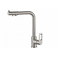 Смеситель для кухни ZORG Steel Hammer SH 572 SATIN