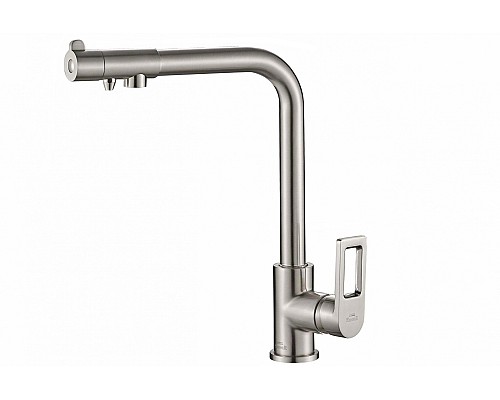 Смеситель для кухни ZORG Steel Hammer SH 572 SATIN