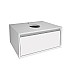 Тумба под раковину Dreja Insight 80 99.9200 подвесная Белый глянец