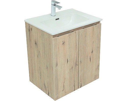 Тумба под раковину Aquanet Алвита New 60 277525 подвесная Дуб Веллингтон