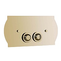 Кнопка для инсталляции латунь Boheme 652 золото