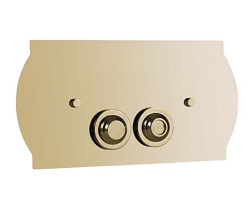 Кнопка для инсталляции латунь Boheme 652 золото