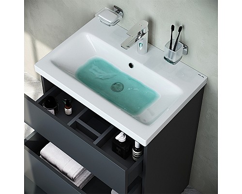 Тумба под раковину AM.PM Gem S 60 M91FSX0602GM Графит матовый