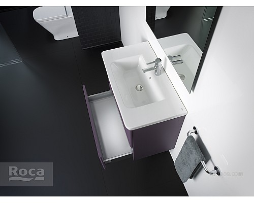 Тумба под раковину Roca The Gap 60 ZRU9302742 фиолетовая