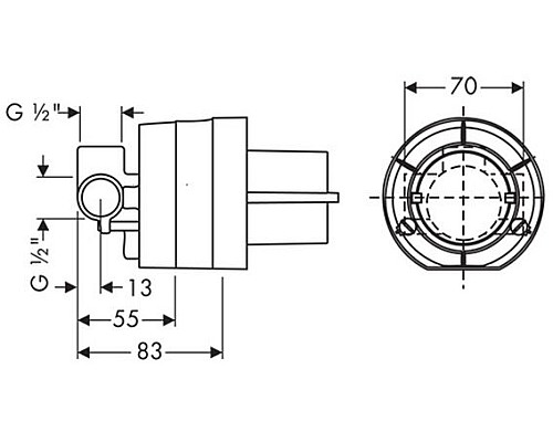 Смеситель для душа Hansgrohe Metris S 31665000