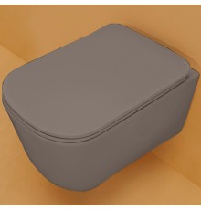 Унитаз Kerasan Tribeca 511489 подвесной Ferro matt без сиденья