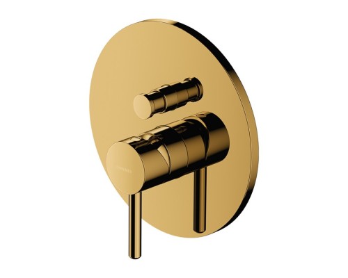 Смеситель для душа скрытого монтажа Omnires Y Y1235GL золото