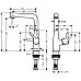 Смеситель для раковины Hansgrohe Talis S 72105000