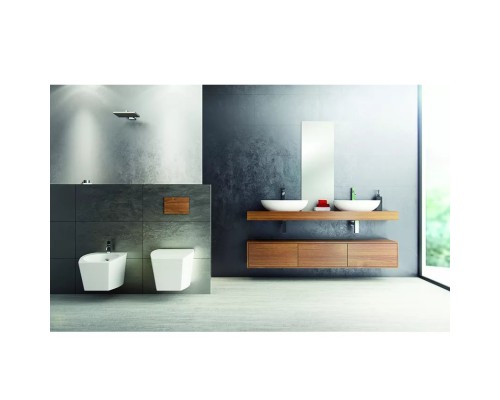 Кнопка смыва AlcaPlast Flat FUN-BLACK черный