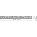 Решетка AlcaPlast нержавеющая сталь матовая
