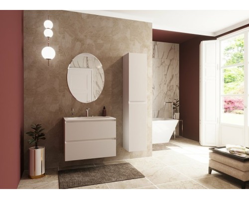 Тумба с раковиной Эстет Malta 80 ФР-00007058 подвесная Белая