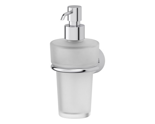 Держатель с дозатором жидкого мыла (матовый хрусталь; хром) FBS NOS 009