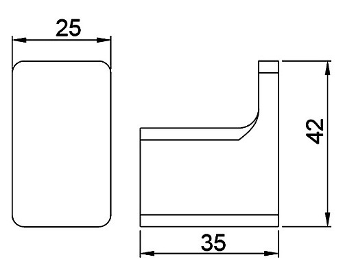 Крючок Timo Selene 14011/03 черный