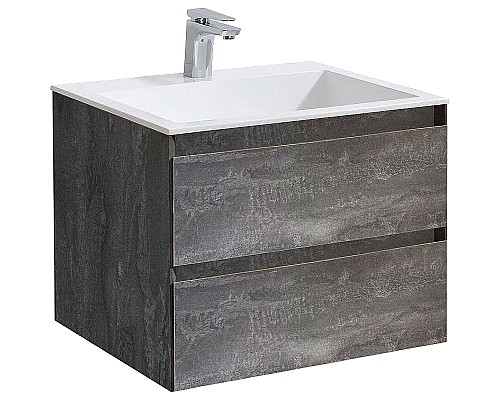 Тумба под раковину Vincea Luka 60 VMC-2L600GS подвесная G.Stone