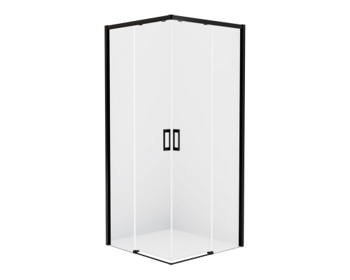 Душевое ограждение NEW TRENDY PRIME BLACK 110x70x200 (черный)