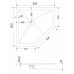 Душевой поддон из искусственного камня Grossman Strong 90x90 Белый