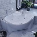 Акриловая ванна Aquatek Эпсилон 150х150 слив-переливом