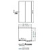 Душевой уголок WasserKRAFT Rhin 120x90 44S07 профиль Белый стекло прозрачное