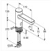 Электронный смеситель для раковины Kludi Zenta 3810205