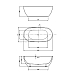 Акриловая ванна Vincea 160x81.5 VBT-408-1600