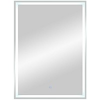 Зеркальный шкаф Art&Max Techno AM-Tec-600-800-1D-L-DS-F с подсветкой с сенсорным выключателем Белый