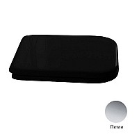 Крышка-сиденье Kerasan Waldorf 418804 черный, с микролифтом